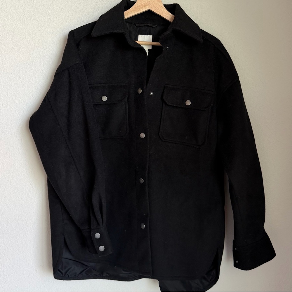 H&M | Black Shacket